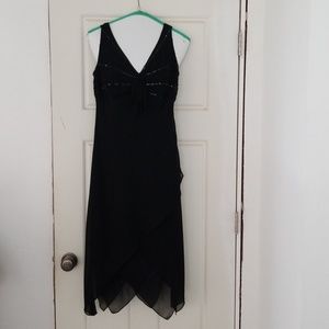 Black cocktail dress